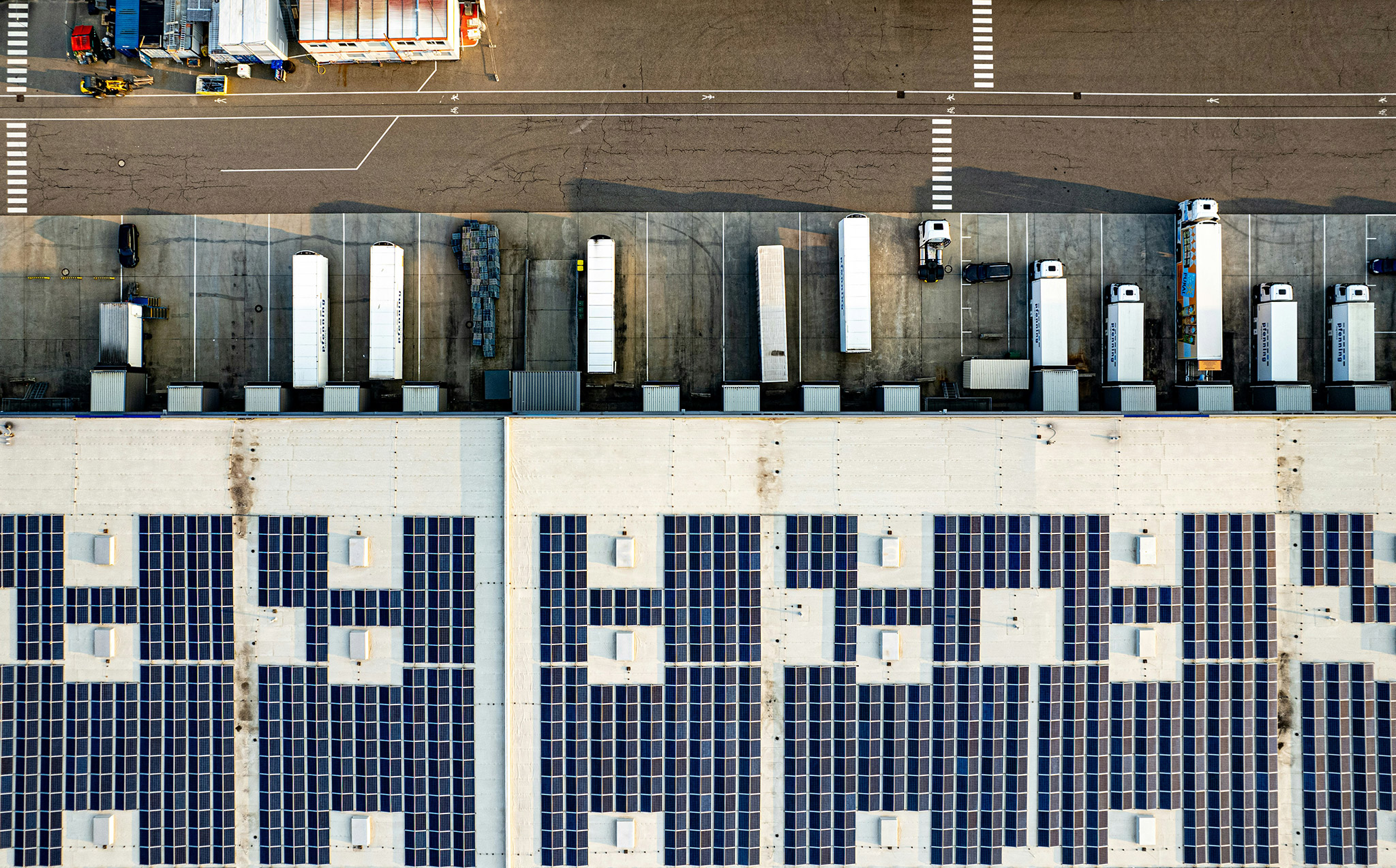 PV-Anlage auf Industriedach
